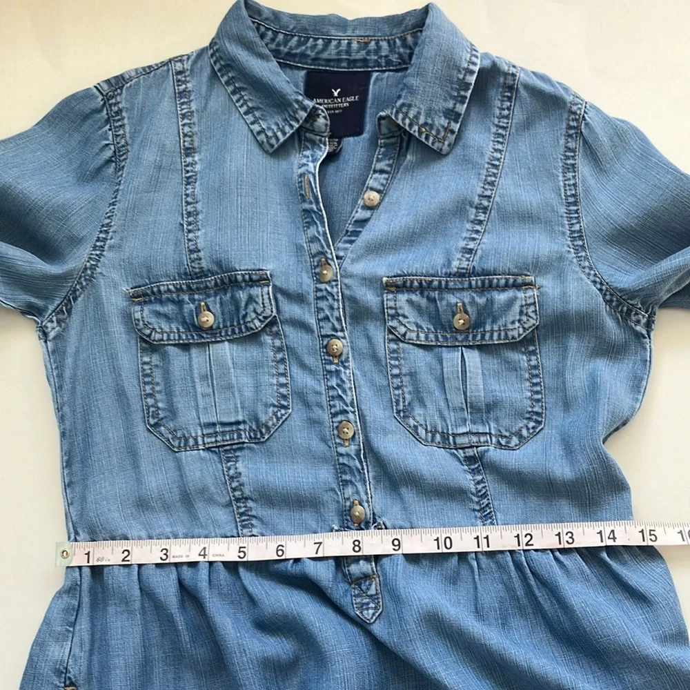 American Eagle Outfitters Blue Denim Dress - Picture 7 of 11